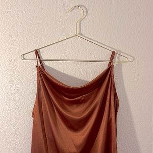 Size M, satin shirt.